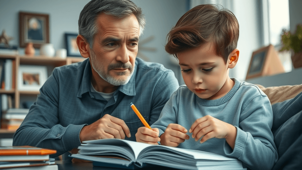 mental health, worried single parent observing child, divorce and children
