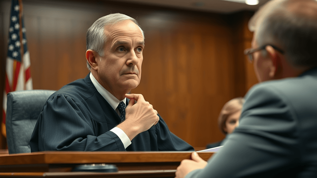 Divorce for fathers: Judge presiding over custody hearing