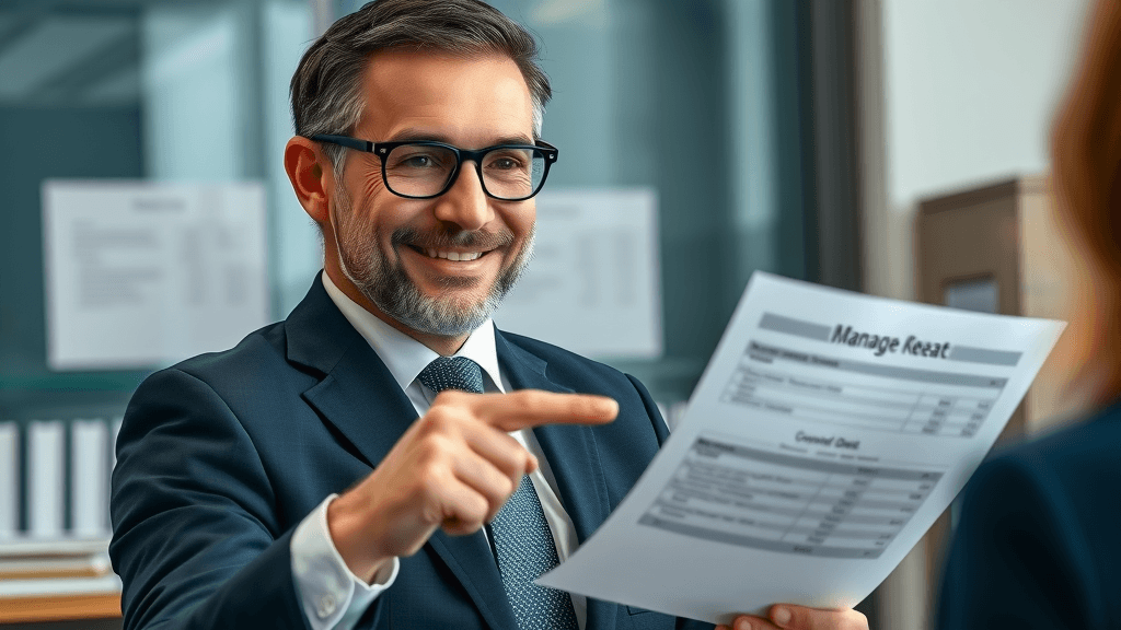Friendly attorney explaining divorce law fees, showing divorce questions answered about legal costs