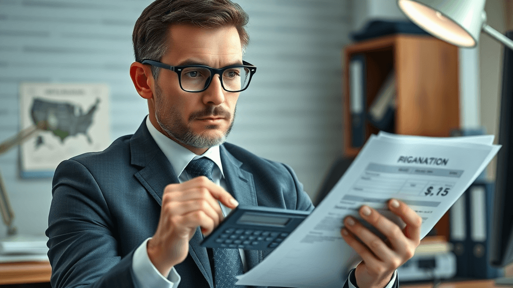 Attorney reviewing spousal support and financial documents illustrates divorce questions answered about alimony