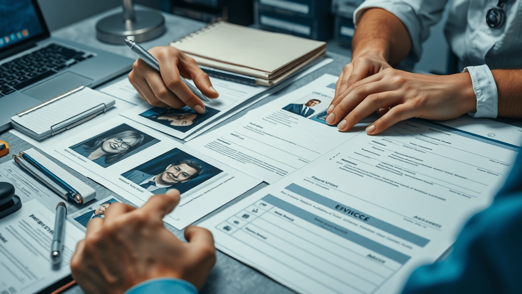 Organized evidence documents, photographs, and police reports for divorce with abusive spouse cases, showing thorough documentation