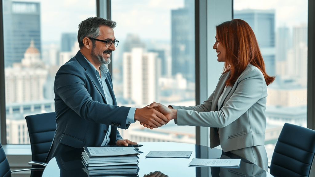 divorce settlement tips successful agreement handshake post negotiation